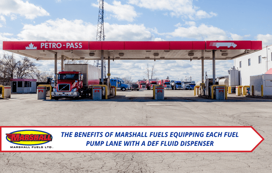 Marshall Fuels blog, The Benefits of Equipping Each Fuel Pump Lane with a DEF Fluid Dispenser